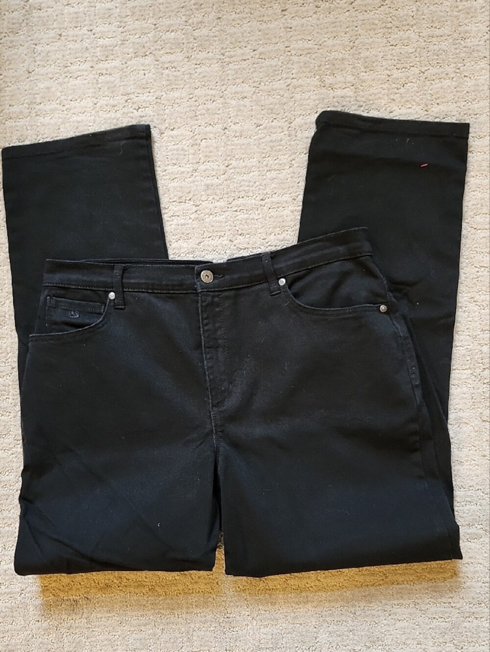 Gloria Vanderbilt Amanda Black High-Rise Pants Like New